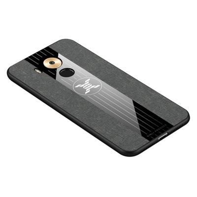 Voor Huawei mate 8 XINLI stiksels doek Textue schokbestendige TPU beschermhoes (grijs)