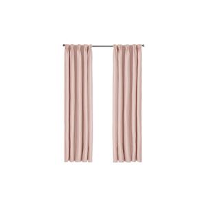 Larson - Luxe hotel blackout gordijn - met haken - 3m x 2.5m - Soft pink