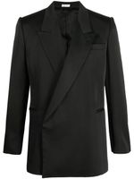 Alexander McQueen blazer à boutonnière croisée - Noir