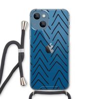 Marrakech Arrows: iPhone 13 Transparant Hoesje met koord
