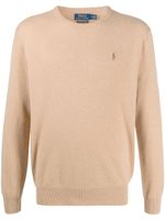 Polo Ralph Lauren pull à logo brodé - Marron