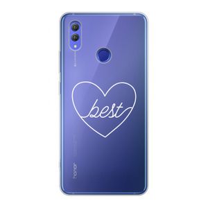 Best heart pastel: Honor Note 10 Transparant Hoesje