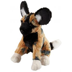 Pluche wilde hond knuffel dier - 30 cm - safari dieren uit Afrika