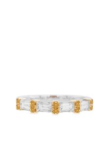 HYT Jewelry bague en or blanc 18ct pavée de diamants - Argent