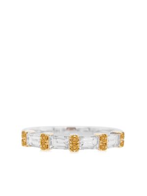 HYT Jewelry bague en or blanc 18ct à diamants - Argent