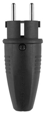 Stroomlijn randaarde stekker | rubber abl - 6641220