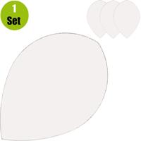 Lena Poly Plain Pear Wit