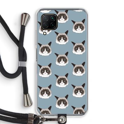 It's a Purrr Case: Huawei P40 Lite Transparant Hoesje met koord