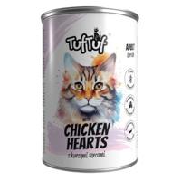 TUF TUF Meatloaf with chicken hearts - nat kattenvoer - 400g