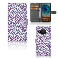 Nokia X10 | Nokia X20 | Telefoon Hoesje | Feathers Color