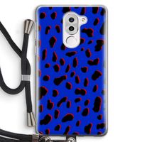 Blue Leopard: Honor 6X Transparant Hoesje met koord