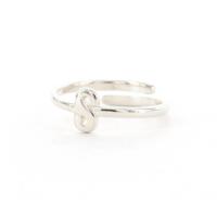 Imotionals Ring Letter S Zilver
