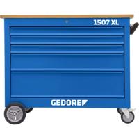 Gedore 3127826 1507 XL 30101 - werkbank op wielen XL 5 laden 985 x 1200 x 625 mm (b x h x d) 1200 x 985 x 635 mm