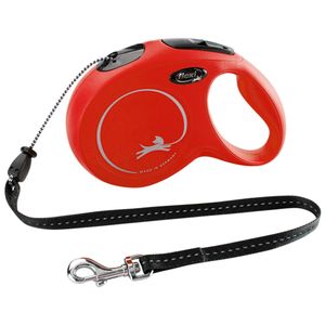 flexi Rollijn New Classic Cord Leash, rood, Maat: S 8m