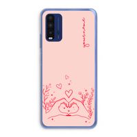 Love is in the air: Xiaomi Redmi 9T Transparant Hoesje