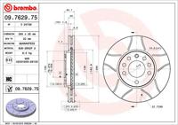 Remmenset, remschijf BREMBO, Remschijftype: Binnen geventileerd, Inbouwplaats: Achteras: , u.a. für Vauxhall, Opel, Chevrolet