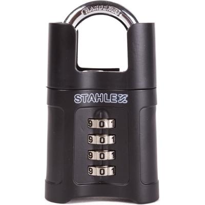 Hangslot - zwart - metaal - 50 mm - 4-cijferig - cijferslot Hangslot - zwart - metaal - 50 mm - 4-cijferig - cijferslot