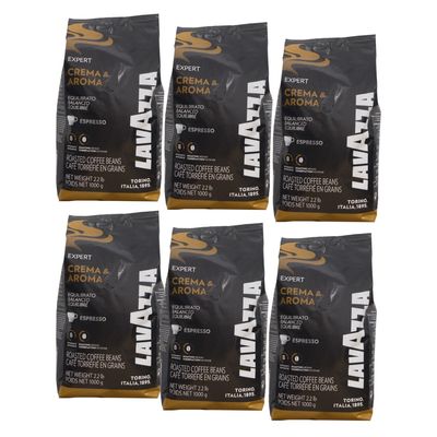 Lavazza Expert Crema & Aroma koffiebonen 6 x 1 kilo Lavazza Expert Crema & Aroma koffiebonen 6 x 1 kilo
