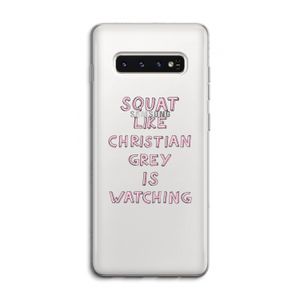 Christian Grey: Samsung Galaxy S10 4G Transparant Hoesje
