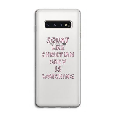 Christian Grey: Samsung Galaxy S10 4G Transparant Hoesje