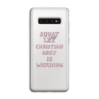 Christian Grey: Samsung Galaxy S10 4G Transparant Hoesje