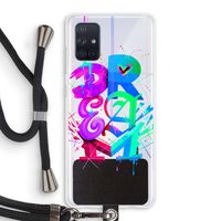 Dream: Samsung Galaxy A71 Transparant Hoesje met koord