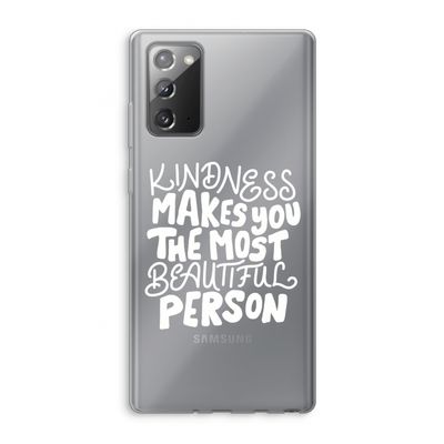 The prettiest: Samsung Galaxy Note 20 / Note 20 5G Transparant Hoesje