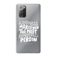 The prettiest: Samsung Galaxy Note 20 / Note 20 5G Transparant Hoesje