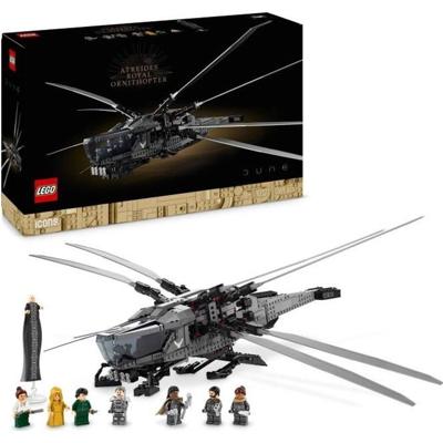 LEGO Icons Dune Atreides Royal Ornithopter, verzamelset voor volwassenen, cadeau-idee voor dames, heren en filmliefhebbers.
