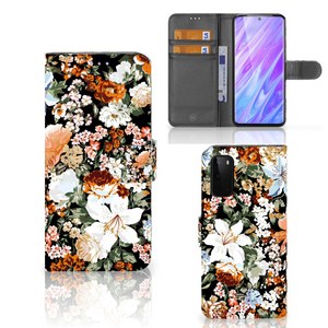 Hoesje voor Samsung Galaxy S20 Dark Flowers