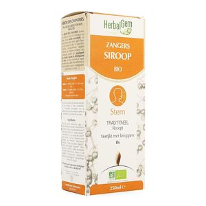 Herbalgem Zangerssiroop 250ml