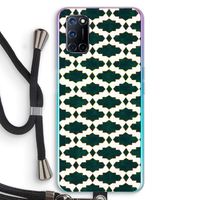 Moroccan tiles: Oppo A92 Transparant Hoesje met koord