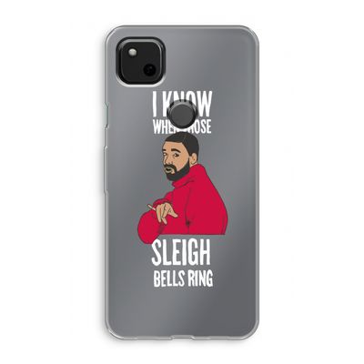 Sleigh Bells Ring: Google Pixel 4a Transparant Hoesje