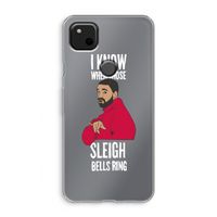 Sleigh Bells Ring: Google Pixel 4a Transparant Hoesje