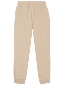 Burberry pantalon de jogging en coton stretch à logo imprimé - Tons neutres