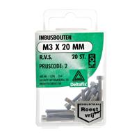 Inbusbout m5x40mm rvs 8st - Deltafix Inbusbout m5x40mm rvs 8st - Deltafix
