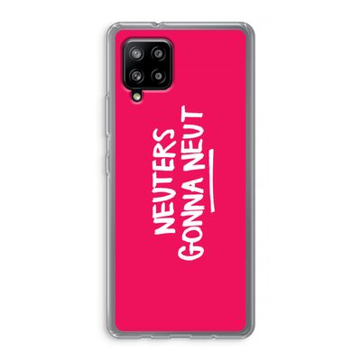 Neuters (roze): Samsung Galaxy A42 5G Transparant Hoesje