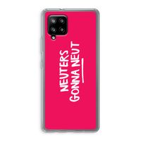 Neuters (roze): Samsung Galaxy A42 5G Transparant Hoesje
