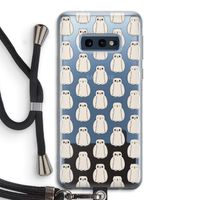 Uilen: Samsung Galaxy S10e Transparant Hoesje met koord