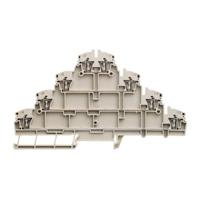 Weidmüller 1208920000 Meeretageklem Spanveer Donkerbeige 50 stuk(s)