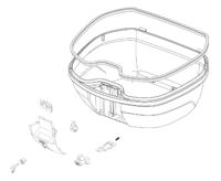 GIVI B37NT / B360NT Onderschaal, & deksel voor koffers op de moto, ZB37FNTM