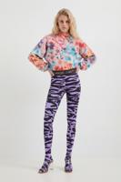 Slim fit legging met dierenprint - RED - S