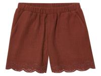 lupilu Mousseline korte kinderbroek (Bruin, 122/128)