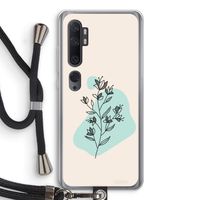 Violets are blue: Xiaomi Mi Note 10 Pro Transparant Hoesje met koord