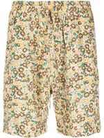 Nanushka short de bain à fleurs - Jaune