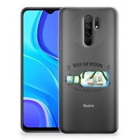 Xiaomi Redmi 9 Telefoonhoesje met Naam Boho Bottle