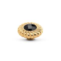 Melano Vivid Baroque Gem Steentje Onyx | Goud