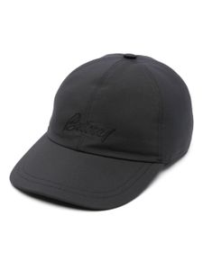 Brioni casquette à logo brodé - Bleu