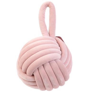 Home deco factory deurstop knoop - roze - 1,15 kg - deurstopper