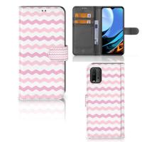 Xiaomi Redmi 9T | Poco M3 | Telefoon Hoesje | Waves Roze